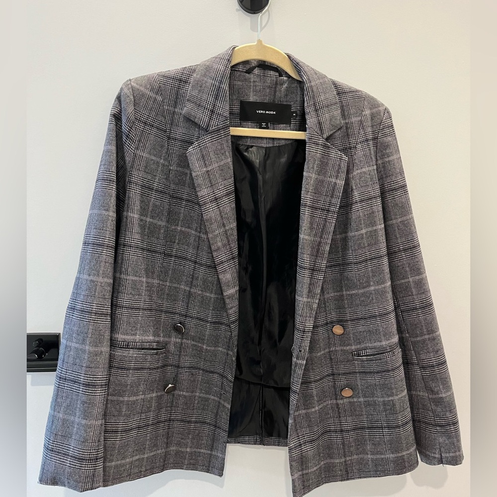 Vero Moda - Grey blazer slim fit
